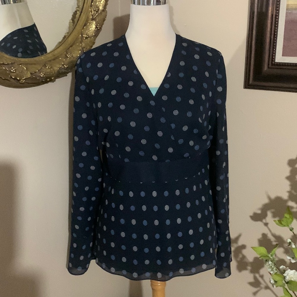 SOLD!  LOFT BY ANN TAYLOR FAUX WRAP TOP